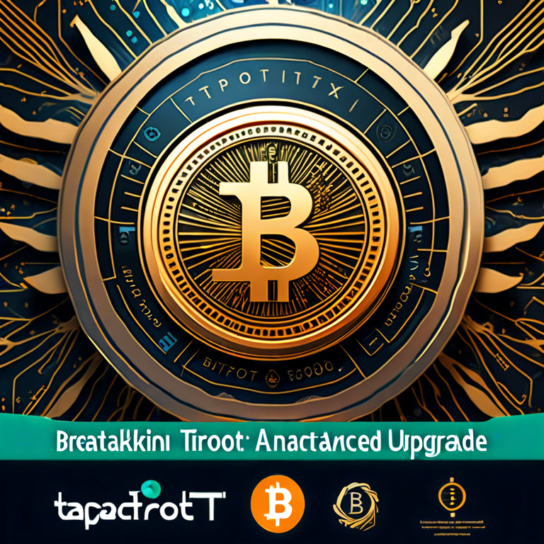 Bitcoin Taproot Upgrade: The Path to Enhanced Efficiency and Privacy